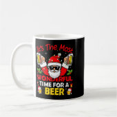 Mug Santa It's The Most Wonderful Time For A Beer Funn (Gauche)