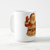 Mug SANTA MAGIC-BELIEVE IN MAGIC T-Shirt (Devant gauche)