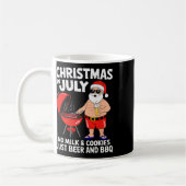 Mug Santa pas de biscuits au lait juste BBQ Noël drôle (Gauche)