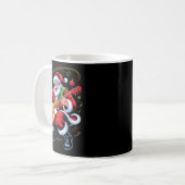 Mug Santa Playing Guitar Funny Holiday Christmas Xmas  (Devant gauche)