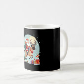 Mug Santa Riding Reindeer Siamese Cat Christmas Tree L (Devant droit)