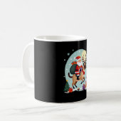 Mug Santa Riding Reindeer Siamese Cat Christmas Tree L (Devant gauche)