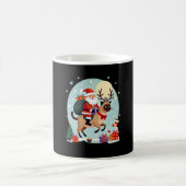 Mug Santa Riding Reindeer Siamese Cat Christmas Tree L (Centre)