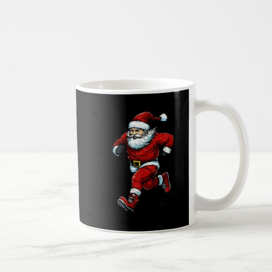Mug Santa Running Cross Country Xc Runner Christmas Xm (Droite)