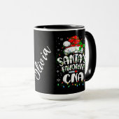 Mug Santa’s Favorite CNA (Devant droit)