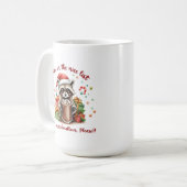Mug Santa’s Sweet Raccoon Treat (Devant gauche)