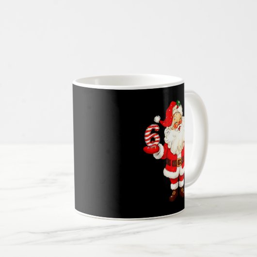 Mug Santa Says Six Seven 6 7 Gen Z Alpha Meme Christma (Devant droit)