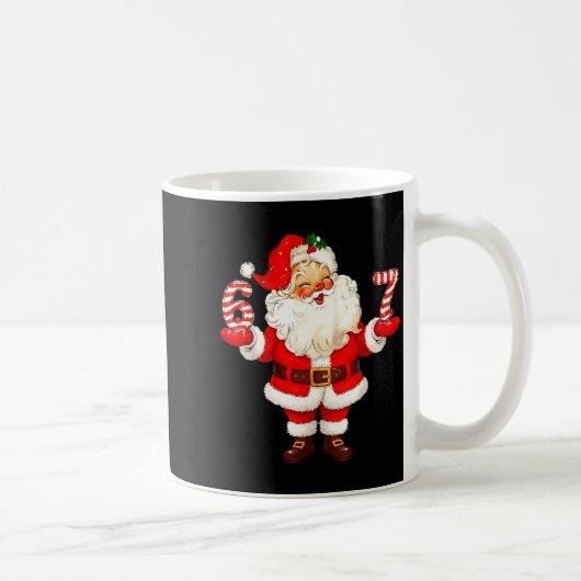 Mug Santa Says Six Seven 6 7 Gen Z Alpha Meme Christma (Droite)