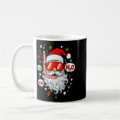 Mug Santa Scuba Diving Equipment Funny Scuba Diver Chr (Gauche)
