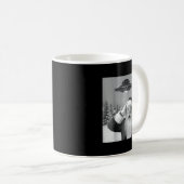 Mug Santa Selfie With Reindeer Ufo Funny Xmas Men Wome (Devant droit)