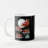 Mug Santa Sleigh Reindeer School Buses Matching Driver (Gauche)