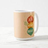 Mug Santa & Snowman Winter Scene – Festive Holiday  (Devant droit)