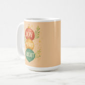 Mug Santa & Snowman Winter Scene – Festive Holiday  (Devant gauche)