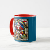 Mug Santa Stained Glass (Devant gauche)