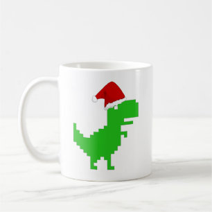 Mug santa trex drôle