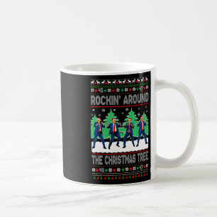 Mug Santa Trump Danse Danse Balançant autour du Chris