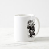 Mug Santa With Bigfoot Christmas Lights Funny Sasquatc (Devant droit)