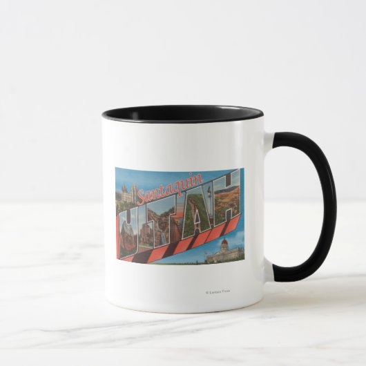 Mug Santaquin, Utah - Scènes de grandes lettres (Droite)