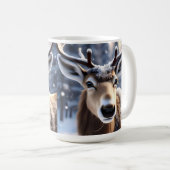 Mug Santas Assez Près Du Rindeer, (Devant droit)