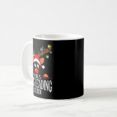Mug Santa's Cheerleading Reindeer Funny Xmas Matching  (Devant gauche)