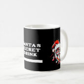 Mug Santa's Drink -Personalized Funny Christmas (Devant droit)