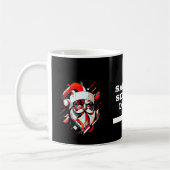 Mug Santa's Drink -Personalized Funny Christmas (Gauche)