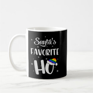 Mug Santas Favori Ho Gay Noël Rainbow Lesbian F