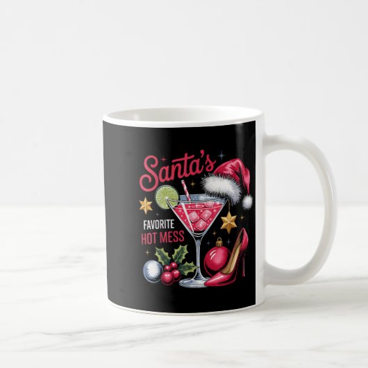 Mug Santa's Favorite Hot Mess Christmas Martini (Droite)