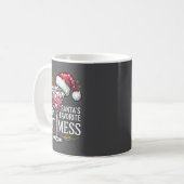 Mug Santa's Favorite Hot Mess Long Sleeve  (Devant gauche)
