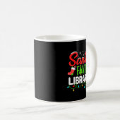 Mug Santa's Favorite Librarian Christmas Library Book (Devant droit)