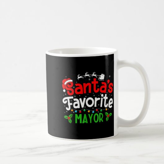 Mug Santa's Favorite Mayor Christmas Party (Droite)