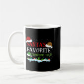 Mug Santa's Favorite Monitor Tech Fun Christmas  (Gauche)