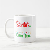 Mug Santa's Favorite Office Team Christmas Lights Sant (Gauche)
