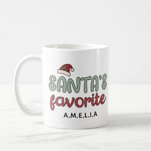 Mug Santas Favorite Personnalisé