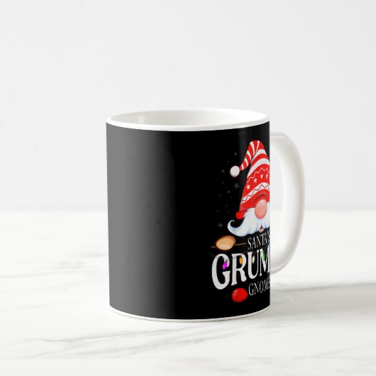 Mug Santa's Mpy Gnome Matching Christmas Pajama  (Devant droit)