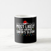 Mug Santas Sleigh Noël, Ingénieur (Centre)