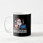 Mug Santa's Tech Suprt_ Rebooting Christmas Funny (Gauche)