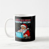 Mug Santa's Tech Suprt_ Rebooting Christmas Funny (Gauche)