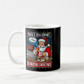 Mug Santa's Tech Suprt_ Rebooting Christmas Funny  (Gauche)
