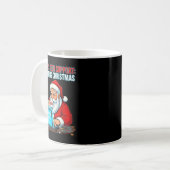 Mug Santa's Tech Suprt_ Rebooting Christmas Funny (Devant gauche)