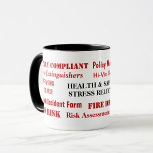 Mug Santé et sécurité Stress Relever la plaisanterie S