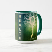 Mug Santé et vitalité Arbre de vie (Devant droit)