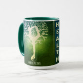 Mug Santé et vitalité Arbre de vie (Devant gauche)