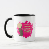 Mug SANTÉ MATERNELLE NOIRE Favoriser la sensibilisatio (Gauche)