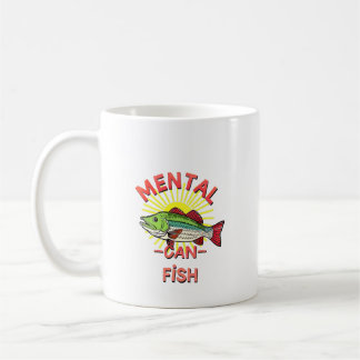 Mug Santé mentale accro au pêche