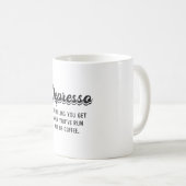 Mug Santé Mentale Café Depresso L'impression que vous  (Devant droit)