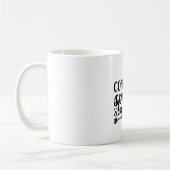 Mug Santé mentale Coffee Discours Répéter l'anxiété An (Gauche)