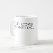 Mug Santé mentale drôle (Devant gauche)