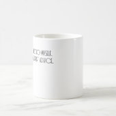 Mug Santé mentale drôle (Centre)