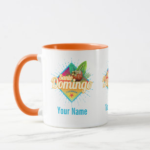 Mug Santo Domingo Caraïbes République Dominicaine Retr